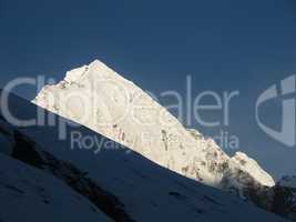 Mountain Of The Annapurna Range At Sunrise