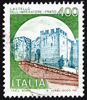 Postage stamp Italy 1980 Castle Imperatore Prato, Florence