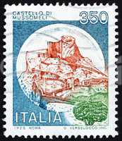 Postage stamp Italy 1980 Castle Mussomeli, Caltanissetta