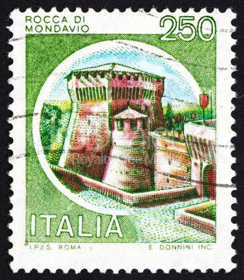 Postage stamp Italy 1980 Castle Rocca di Mondavio