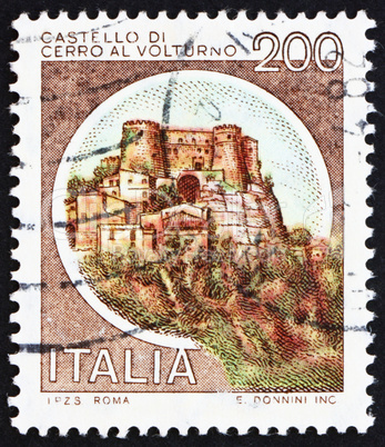 Postage stamp Italy 1980 Castle Cerro al Volturno, Isernia