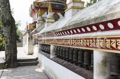 prayer wheels in nepal