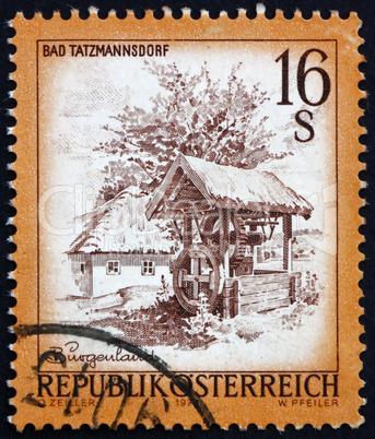 Postage stamp Austria 1977 Openair Museum, Bad Tatzmannsdorf