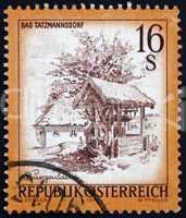 Postage stamp Austria 1977 Openair Museum, Bad Tatzmannsdorf