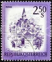 Postage stamp Austria 1974 Murau, Styria