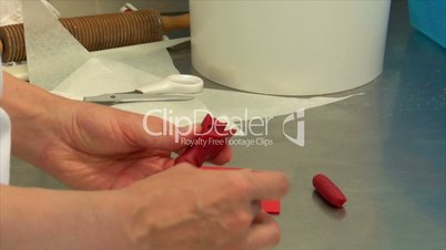 german confectioner build marzipan rose 10745