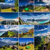 Alpen-Collage