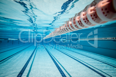 swimming pool under water