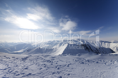 Winter mountains