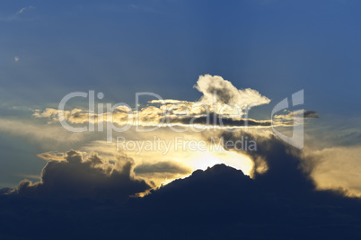 Cumulus clouds