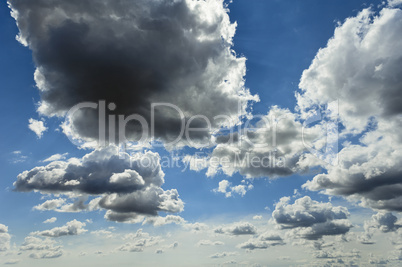 Cumulus clouds