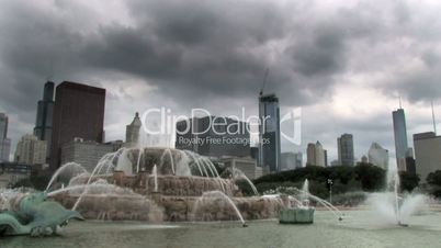 Chicago and Fountain Time Lapse