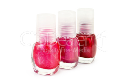 Nail polish red shades