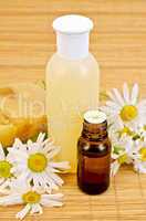 Oil and soap with chamomile