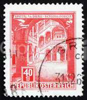 Postage stamp Austria 1962 Porcia Castle, Spittal on the Drau