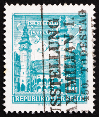 Postage stamp Austria 1960 County Seat, Klagenfurt