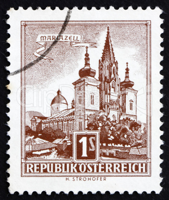 Postage stamp Austria 1957 Mariazell