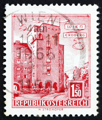 Postage stamp Austria 1958 Rabenhof Building, Erdberg, Vienna