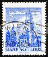 Postage stamp Austria 1960 The Mint, Hall, Tyrol