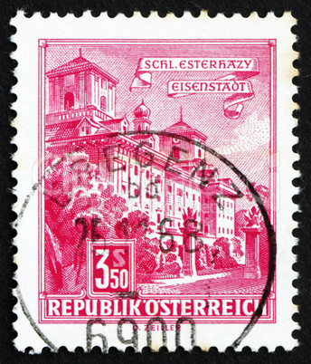 Postage stamp Austria 1962 Esterhazy Palace, Eisenstadt