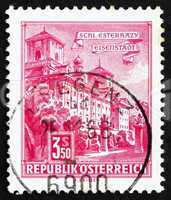 Postage stamp Austria 1962 Esterhazy Palace, Eisenstadt