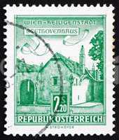 Postage stamp Austria 1962 Beethoven House, Vienna