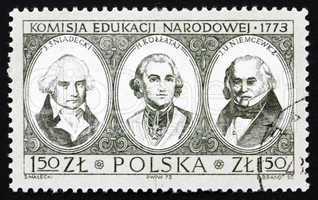 Postage stamp Poland 1973 Bicentenary of National Education Comm