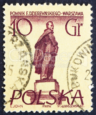 Postage stamp Poland 195 Feliks E. Dzerzhinski, Polish Revolutio