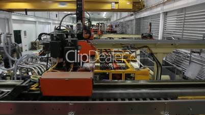 Factory Robotics Crane Shot