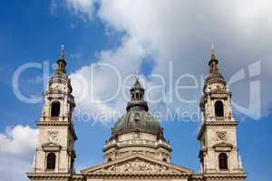 St. Stephen's Basilica Dome and Bell Towers