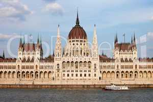 Hungarian Parliament Building in Budapest