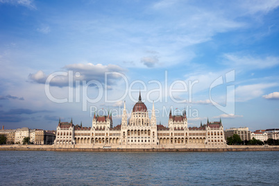 Hungarian Parliament Building in Budapest