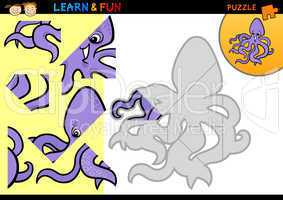 Cartoon octopus puzzle game