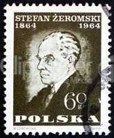 Postage stamp Poland 1964 Stefan Zeromski, Writer