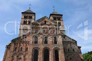 the roman abbey of Murbach in Alsace