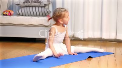 Ballerina. Little ballet children dancer