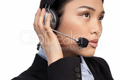 Asian call centre operator