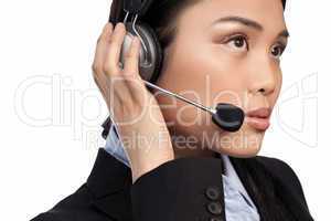 Asian call centre operator