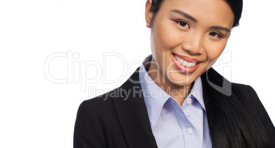 Cropped portrait of an Asian businesswoman