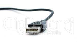 usb cable on a white background. isolated