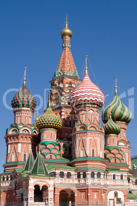 Saint Basil's Cathedral Church in Moscow