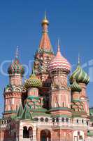Saint Basil's Cathedral Church in Moscow