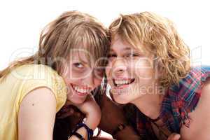 Portrait of smiling young beauty couple 6