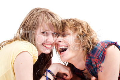 Portrait of smiling young beauty couple 8