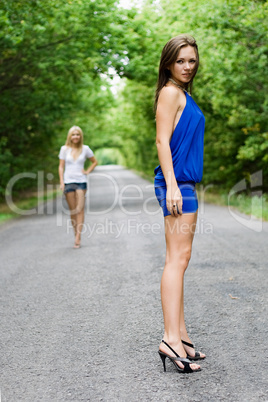 Two young women Two young women