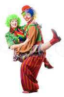 A couple of joyful clowns