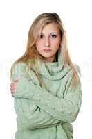 Young woman in sweater