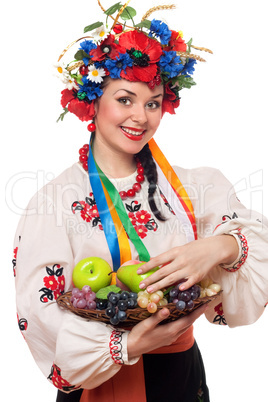 Cheerful young woman