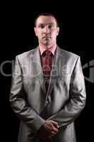 Portrait of a confident businessman. Isolated