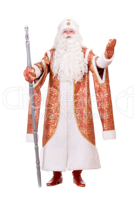 Ded Moroz with the stick